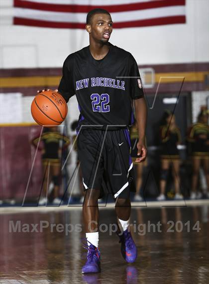 Thumbnail 3 in New Rochelle vs Mt. Vernon (Section 1 Class AA Quarterfinal) photogallery.