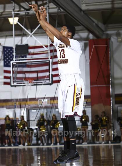 Thumbnail 1 in New Rochelle vs Mt. Vernon (Section 1 Class AA Quarterfinal) photogallery.