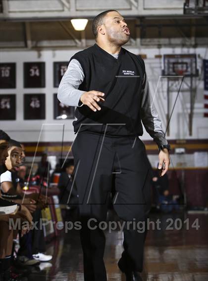 Thumbnail 1 in New Rochelle vs Mt. Vernon (Section 1 Class AA Quarterfinal) photogallery.