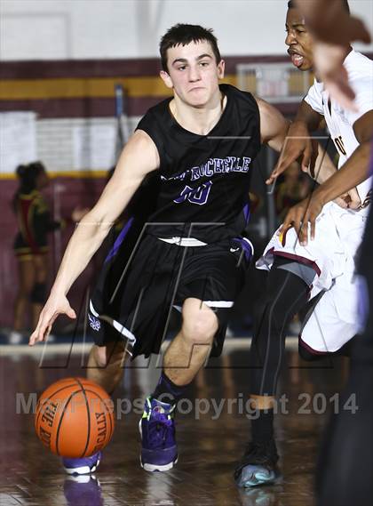 Thumbnail 2 in New Rochelle vs Mt. Vernon (Section 1 Class AA Quarterfinal) photogallery.