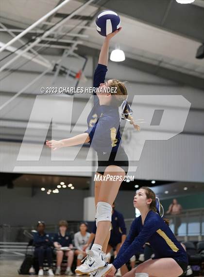 Thumbnail 2 in Memorial Christian Academy vs. St. Thomas Episcopal (Aggieland Come and Take It Showdown) photogallery.