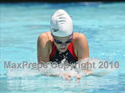 Thumbnail 1 in CIF Central Section Swimming Championships (Finals 100 Breaststroke) photogallery.