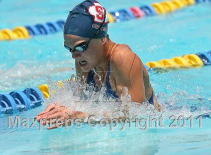 Thumbnail 3 in CIF Central Section Swimming Championships (Finals 100 Breaststroke) photogallery.