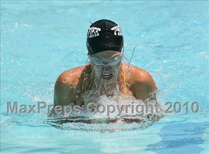 Thumbnail 2 in CIF Central Section Swimming Championships (Finals 100 Breaststroke) photogallery.