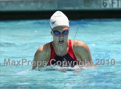 Thumbnail 2 in CIF Central Section Swimming Championships (Finals 100 Breaststroke) photogallery.