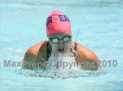 Thumbnail 1 in CIF Central Section Swimming Championships (Finals 100 Breaststroke) photogallery.