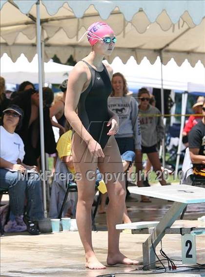 Thumbnail 3 in CIF Central Section Swimming Championships (Finals 100 Breaststroke) photogallery.