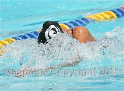 Thumbnail 2 in CIF Central Section Swimming Championships (Finals 100 Breaststroke) photogallery.