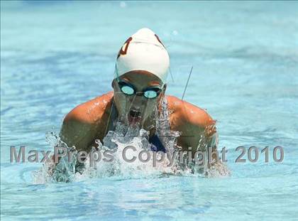 Thumbnail 1 in CIF Central Section Swimming Championships (Finals 100 Breaststroke) photogallery.