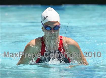 Thumbnail 2 in CIF Central Section Swimming Championships (Finals 100 Breaststroke) photogallery.