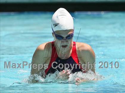 Thumbnail 3 in CIF Central Section Swimming Championships (Finals 100 Breaststroke) photogallery.