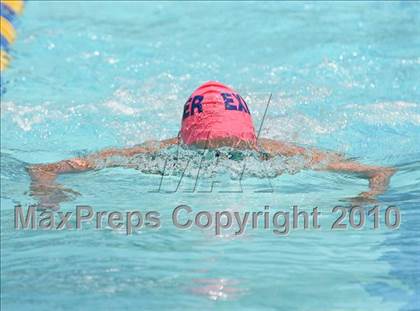 Thumbnail 1 in CIF Central Section Swimming Championships (Finals 100 Breaststroke) photogallery.