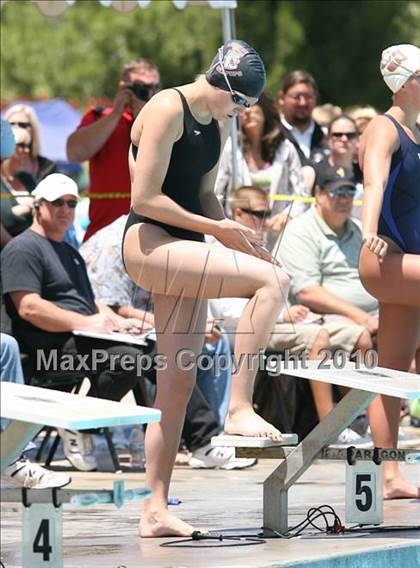 Thumbnail 1 in CIF Central Section Swimming Championships (Finals 100 Breaststroke) photogallery.