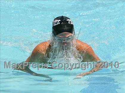 Thumbnail 2 in CIF Central Section Swimming Championships (Finals 100 Breaststroke) photogallery.