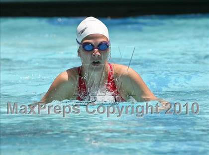 Thumbnail 1 in CIF Central Section Swimming Championships (Finals 100 Breaststroke) photogallery.