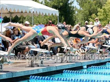 Thumbnail 3 in CIF Central Section Swimming Championships (Finals 100 Breaststroke) photogallery.