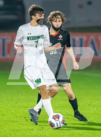 Thumbnail 2 in Weddington vs. New Hanover (1 of 2 - NCHSAA 3A Final - the Game) photogallery.