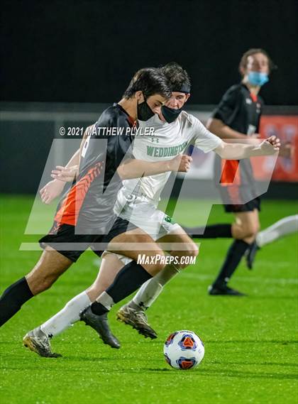 Thumbnail 2 in Weddington vs. New Hanover (1 of 2 - NCHSAA 3A Final - the Game) photogallery.