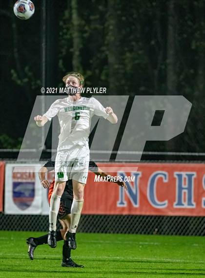 Thumbnail 2 in Weddington vs. New Hanover (1 of 2 - NCHSAA 3A Final - the Game) photogallery.