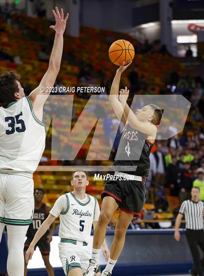 Thumbnail 3 in Ridgeline vs. Layton Christian Academy (UHSAA 4A Quarterfinal) photogallery.
