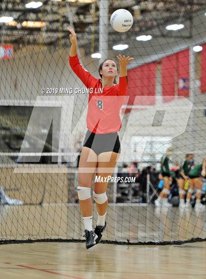 Thumbnail 2 in Mater Dei vs. San Clemente (Queen's Court Tournament) photogallery.