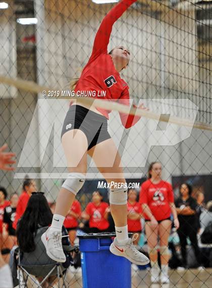 Thumbnail 2 in Mater Dei vs. San Clemente (Queen's Court Tournament) photogallery.