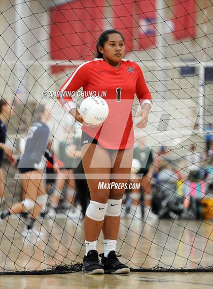 Thumbnail 3 in Mater Dei vs. San Clemente (Queen's Court Tournament) photogallery.