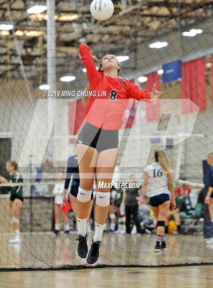 Thumbnail 2 in Mater Dei vs. San Clemente (Queen's Court Tournament) photogallery.