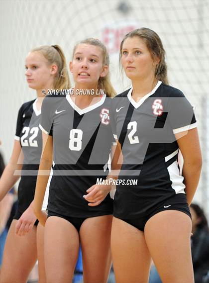 Thumbnail 1 in Mater Dei vs. San Clemente (Queen's Court Tournament) photogallery.