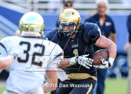 Thumbnail 2 in Plano East vs. Dallas Jesuit (Cotton Bowl Stadium Prep Showcase) photogallery.