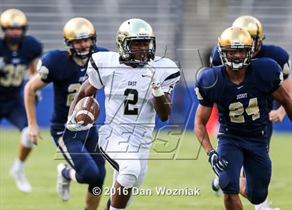 Thumbnail 3 in Plano East vs. Dallas Jesuit (Cotton Bowl Stadium Prep Showcase) photogallery.