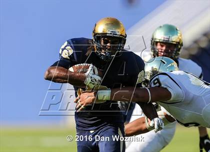 Thumbnail 2 in Plano East vs. Dallas Jesuit (Cotton Bowl Stadium Prep Showcase) photogallery.