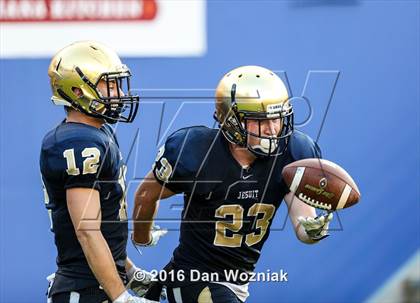 Thumbnail 3 in Plano East vs. Dallas Jesuit (Cotton Bowl Stadium Prep Showcase) photogallery.