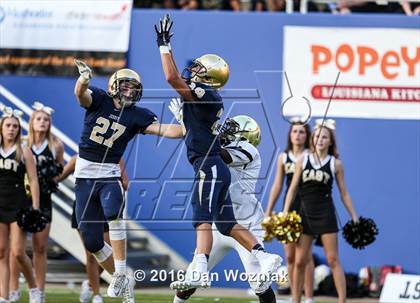 Thumbnail 3 in Plano East vs. Dallas Jesuit (Cotton Bowl Stadium Prep Showcase) photogallery.