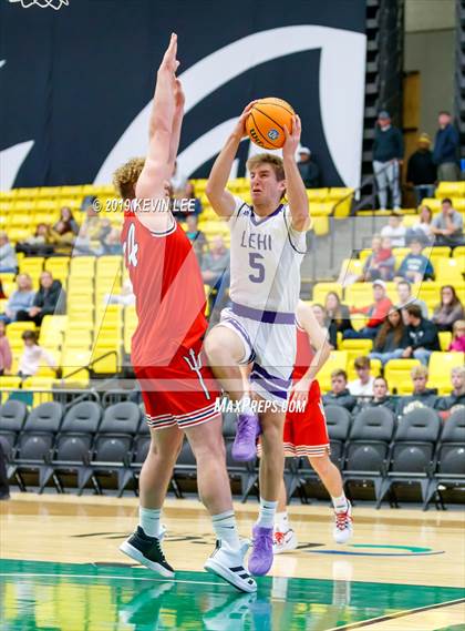 Thumbnail 1 in Springville vs. Lehi (Utah Valley Tip-Off Classic) photogallery.