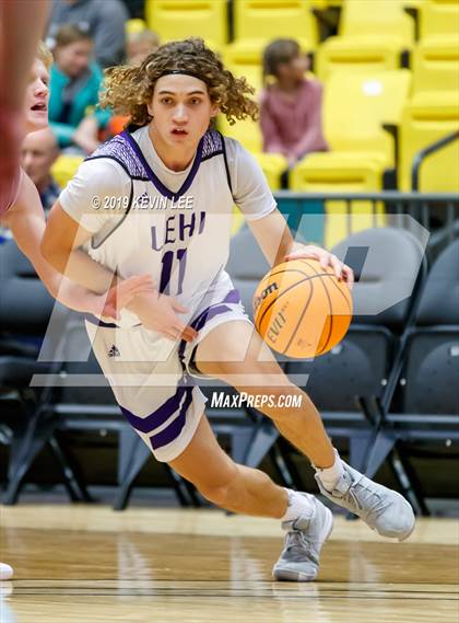 Thumbnail 2 in Springville vs. Lehi (Utah Valley Tip-Off Classic) photogallery.