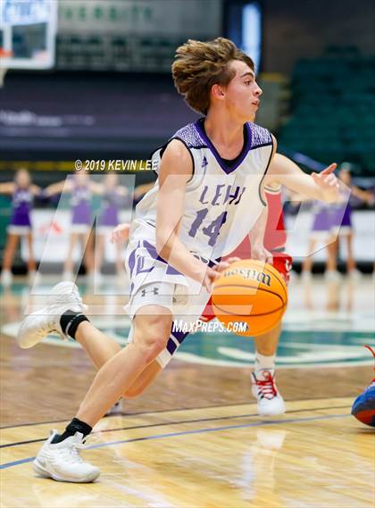 Thumbnail 2 in Springville vs. Lehi (Utah Valley Tip-Off Classic) photogallery.