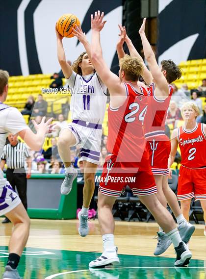 Thumbnail 3 in Springville vs. Lehi (Utah Valley Tip-Off Classic) photogallery.