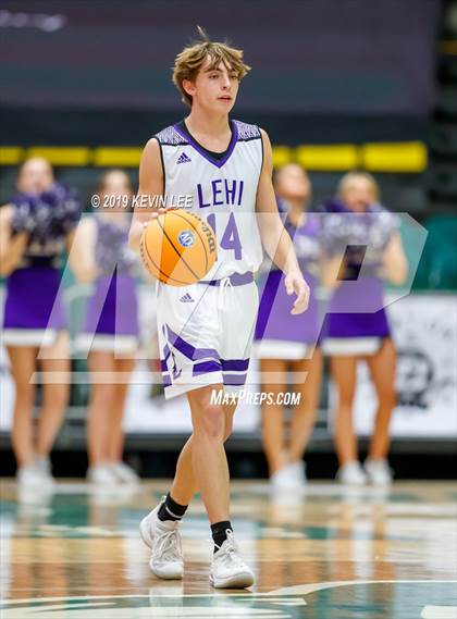 Thumbnail 1 in Springville vs. Lehi (Utah Valley Tip-Off Classic) photogallery.