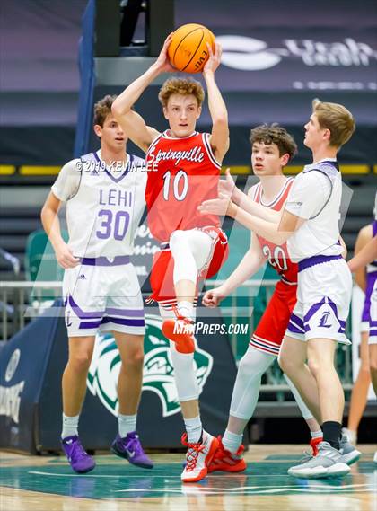 Thumbnail 3 in Springville vs. Lehi (Utah Valley Tip-Off Classic) photogallery.