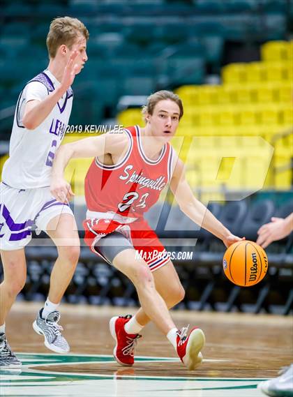 Thumbnail 1 in Springville vs. Lehi (Utah Valley Tip-Off Classic) photogallery.