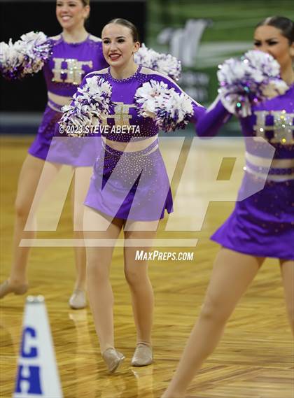 Thumbnail 3 in Holy Family CHSAA Spirit Poms photogallery.
