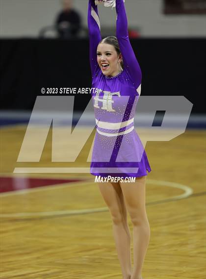 Thumbnail 2 in Holy Family CHSAA Spirit Poms photogallery.