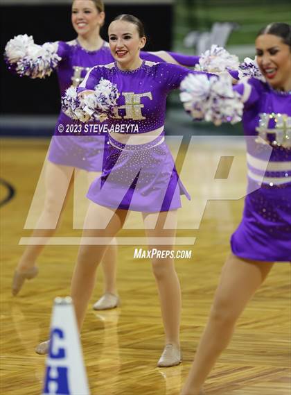 Thumbnail 2 in Holy Family CHSAA Spirit Poms photogallery.