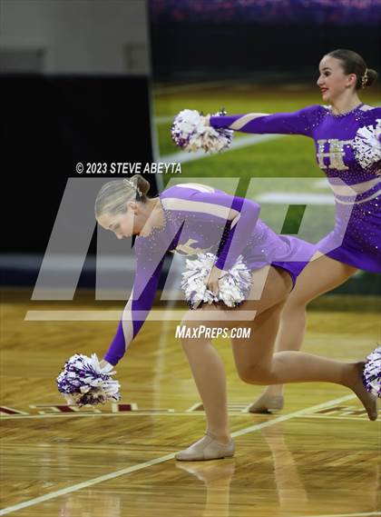 Thumbnail 3 in Holy Family CHSAA Spirit Poms photogallery.
