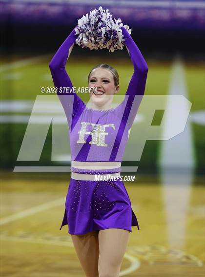 Thumbnail 1 in Holy Family CHSAA Spirit Poms photogallery.