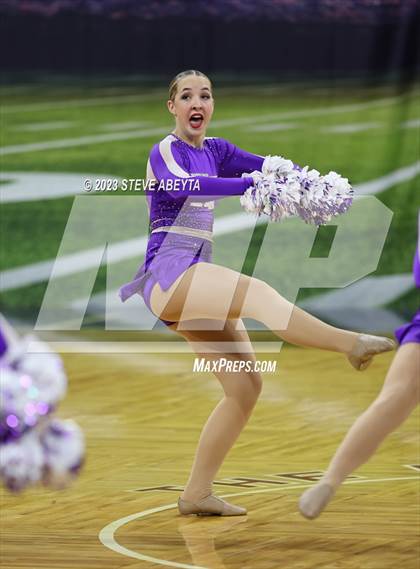 Thumbnail 2 in Holy Family CHSAA Spirit Poms photogallery.