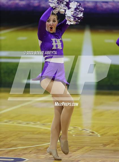 Thumbnail 1 in Holy Family CHSAA Spirit Poms photogallery.