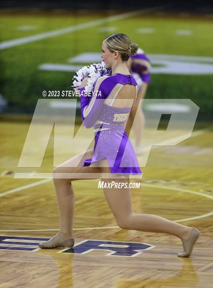 Thumbnail 3 in Holy Family CHSAA Spirit Poms photogallery.