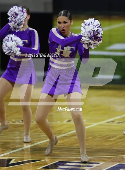 Thumbnail 3 in Holy Family CHSAA Spirit Poms photogallery.